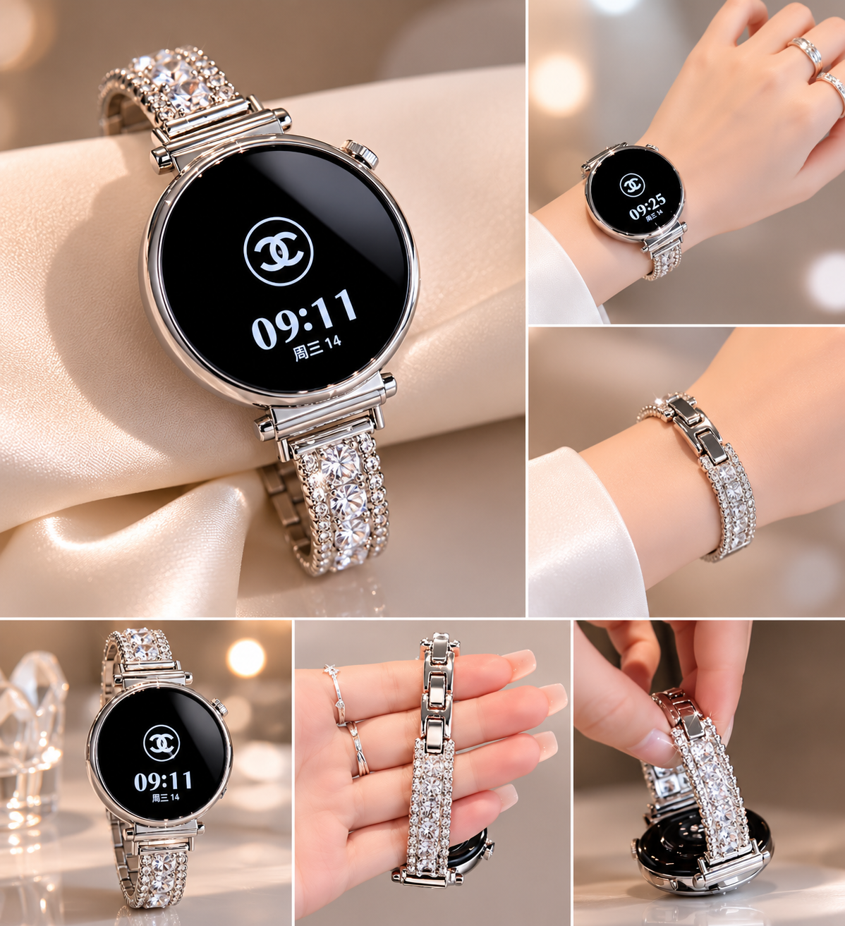 Glamorous smartwatch