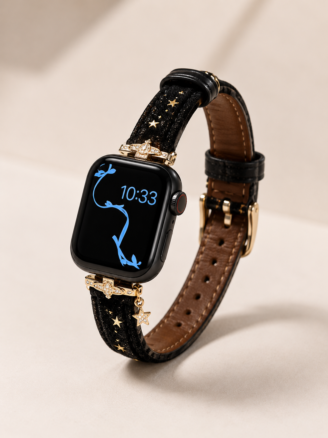Golden Black Smart watch