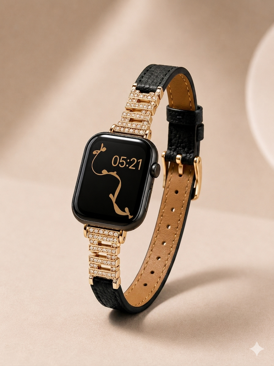 Crystal Accents Smartwatch